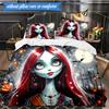 Halloween Jack 3pcs K-pop music group Bedding set,Ideal for Bedroom, Dormitory,Including Duvet Cover And 2pcs Pillowcases,Fan gifts
