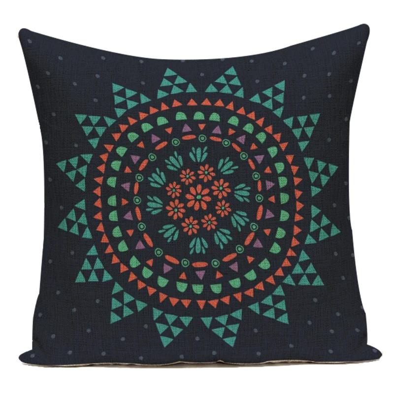 Полиэстер Декоративные Подушки Чехол Цветочные Деревья Cojines Decorativos Para Sofa Наволочка Для Гостиной Домашний Декор