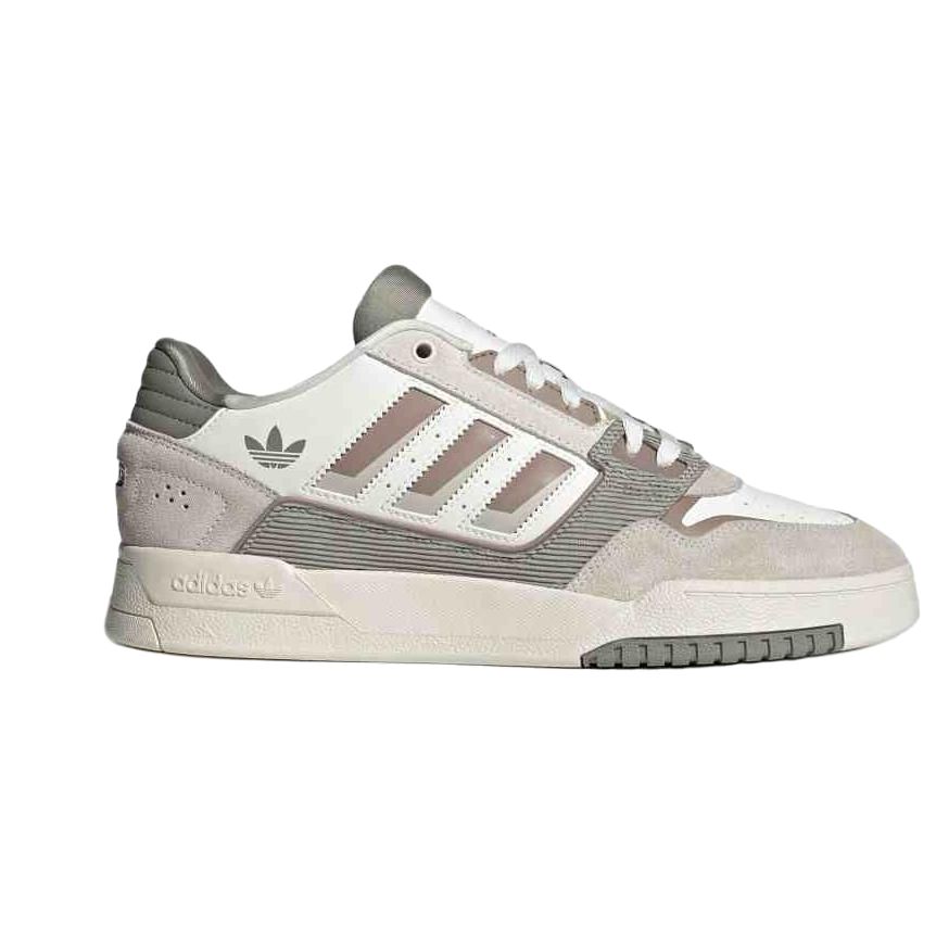 adidas Originals Drop Step 2.0 Удобные Универсальные Нескользящие Прочные Низкие Кеды для Скейтборда Унисекс Кроссовки Белый Коричневый JP9971