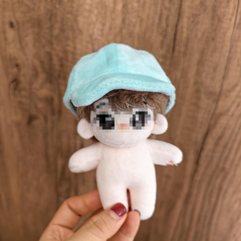 [Cloth Only] 10CM Cotton Doll Super Cute Cartoon Clothes Work Pants Hat and Accessories Fashion Series for Age 14+