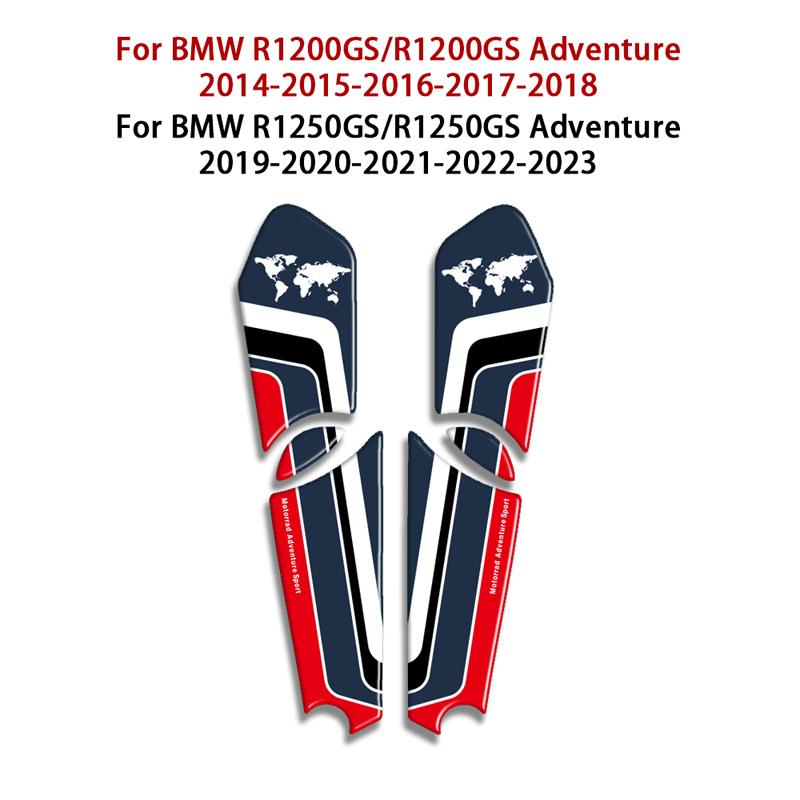 BMW R1200GS R1250GS ADV 2014-2023 3D Гелевая Наклейка-Защита Переднего Крыла Версия Trophy Защита Покраски Наклейка