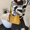 IELGY Ladies Tote Bag Suede Large Capacity Retro Underarm Bag