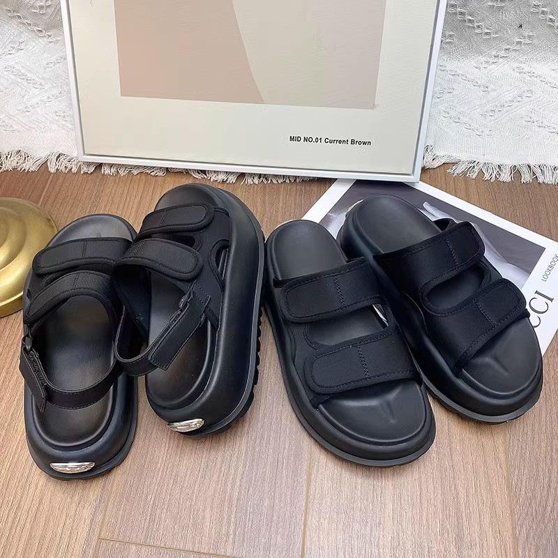 Летние новые модные пляжные сандалии женские с сандалиями