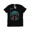 Mens Boba Fett Text Head T-Shirt