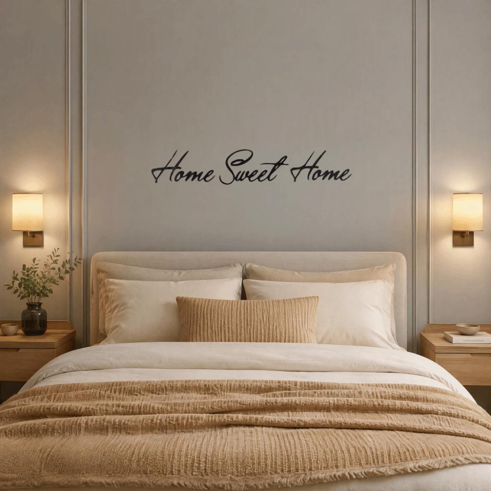 10x60cm Wall Sticker Decals Black Home Decor Stickers Artistic Wall Letter Stickers Entryway Decor