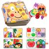 Toddler Giraffe Felt Busy Board Quiet Book Washable Colour Shape Sensory Fine Motor Skills Portable Travel Puzzle Toys Gift