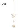 Hanging Glass Prism Decoration Butterfly Faux Crystals Suncatcher with Hook, Sun Catcher for Windows, Sparkling Wind Outdoor Courtyard Decor