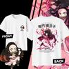 Demon Slayer Kamado Nezuko Pure Cotton Tshirt for 2026 Summer KidsUnisexsWomens Fashion Casual Cosplay Short Sleeved Tshirt