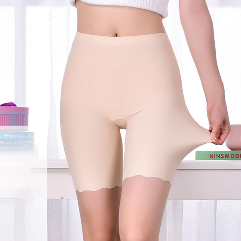 40KG-80KG Women's Seamless Safety Short Pants Summer Women Plus Size Boxers for Female Anti Rub Safety Shorts Under Skirt Panties Underwear