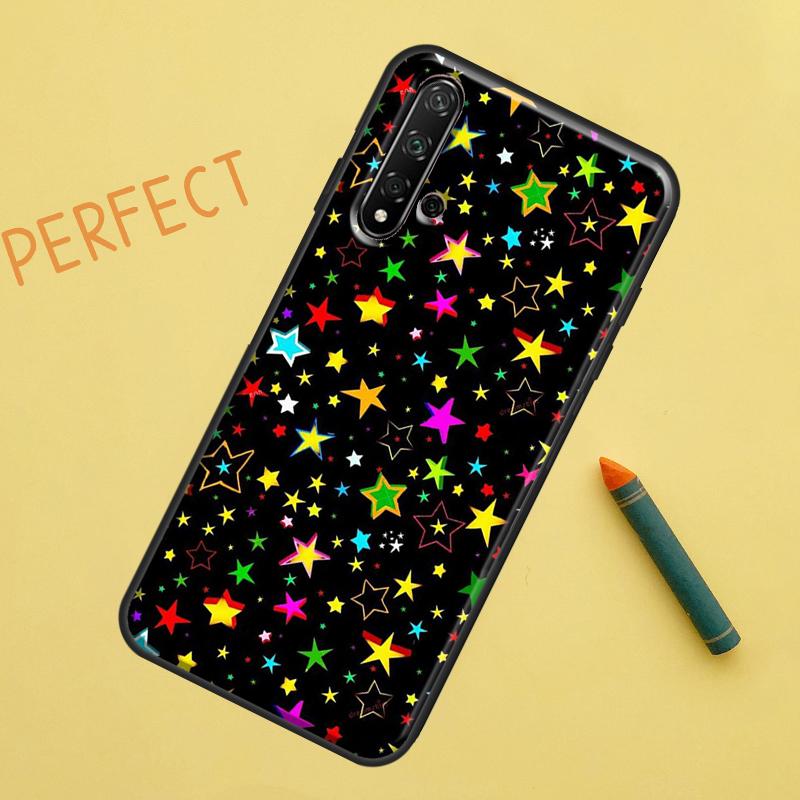Звезды Красочный Чехол Для Huawei Nova Y90 Y70 Y61 Y60 9 10 SE Nova 5T 11i 8i 7i 3i P20 P40 P30 Lite P60 Pro