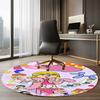 Lizzie McGuire Printed Round Rug Carpet Chair Rug Area Rug Entryway Doormats,for Office Chair Living Room Bedroom Kitchen Room.