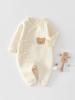 Осенне-зимние хлопковые ромперы для новорожденных: Тонкий, Бескостный, Хлопок с теплым воздухом