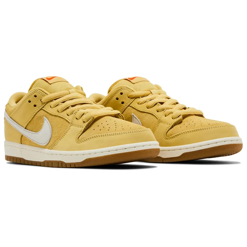 Nike Кроссовки унисекс Dunk Low Pro SB Saturn Gold Yellow Sail Solar-Flare FJ1674-700