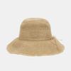 Lcate Women's Ribbon Straw Hat Summer Raffia Vacation Wide Brim Floppy Hat LAN005