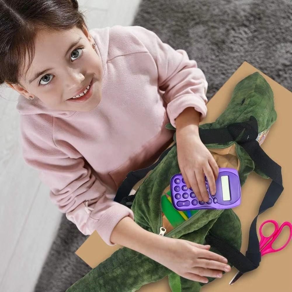 Simulation Dinosaur Plush Dinosaur Doll 3D Animal Dinosaur Bag Educational Toy