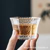 Japan Ishizuka Nizu Light Hexagonal Crystal Glass Tea Cup Tea Cup Whiskey Sake Cup Single Master Cup