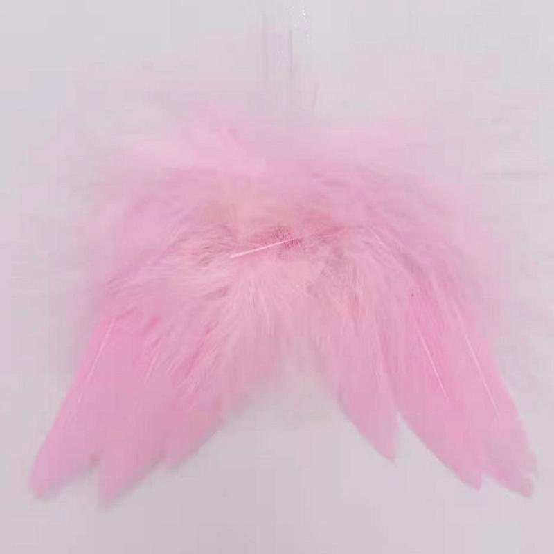 Angel Wings White Feather Newborn Baby Photo Props Christmas Hanging Ornaments Stage Show Masquerade Party Decoration