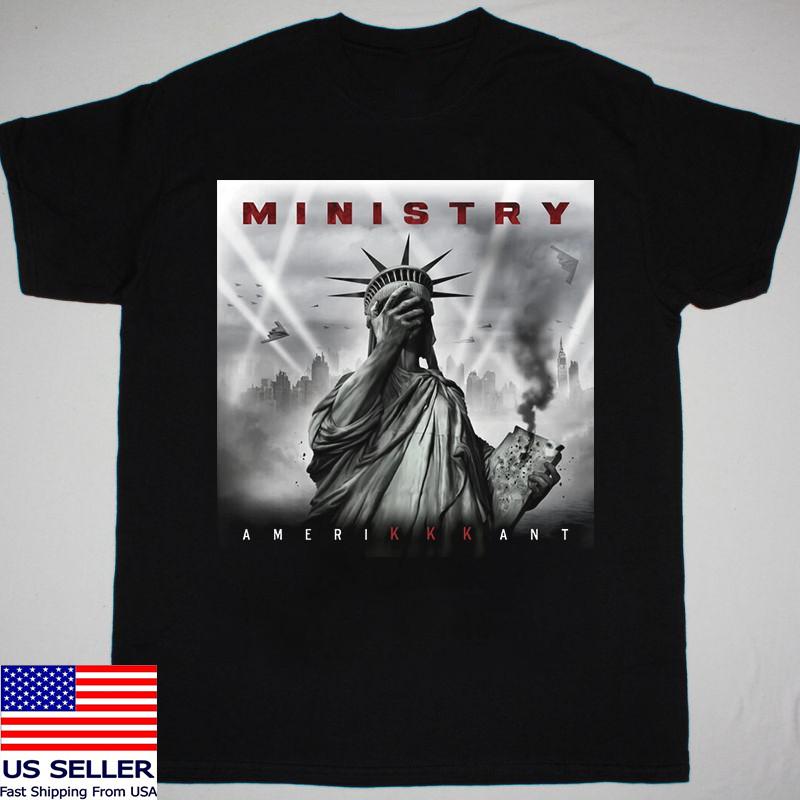 Ministry Band Album Amerikkkant - T Shirt Full Size S-5XL Unisex T-Shirt