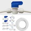 For Reverse Osmosis Quick Connect Fittings Kit 10 Meter White Plastic Tubing for Drinking Water Filter Systems