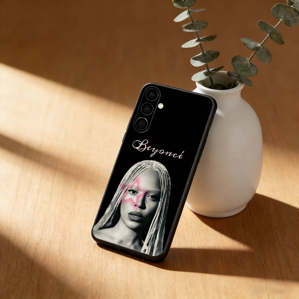 Singer B-Beyonce Phone Case For Samsung Galaxy A91,80,73,72 ,71,53,52,32 ,31,22,21s,20,Soft Black Case