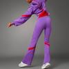 Adidas X Rui Zhou Collaboration FW23 Однотонные спортивные длинные брюки с ажурным дизайном, женские плавки, ярко-фиолетовые IU0167