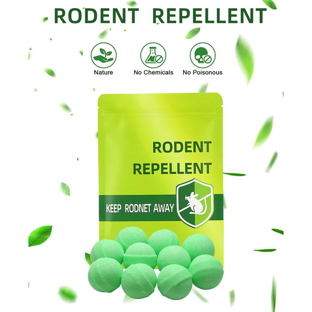 Таблетки от крыс 10 шт. Мощные гранулы от крыс для садовых насекомых и крыс