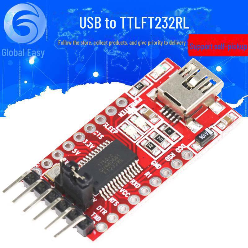 Модуль FT232RL USB-TTL с поддержкой 3,3 В/5 В