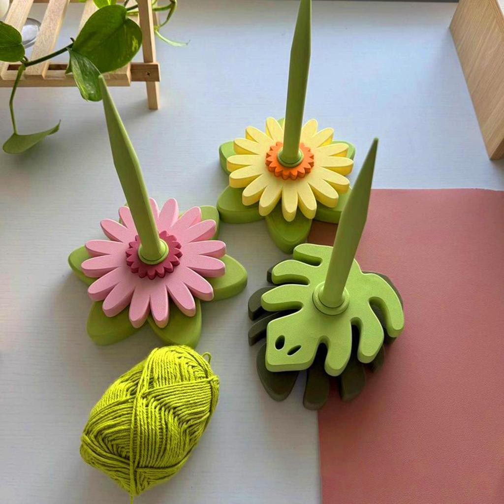 Yarn Holder Spin Yarn Holder For Crocheting 3D Printed Stand Accessories Spool Knitting Sewing Crafts Arts For Adults Beginners