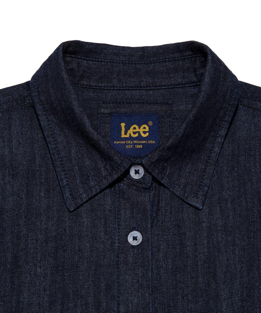 Lee Denim Shirt Long Dress Indigo Raw