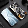 Cross Pattern Bicolor Lion Phone Case Cover for Xiaomi Mi 17 15 14 13 12 11 Ultra 15T 14T 13T 12T 11T Pro Lite 5G Soft TPU Shell