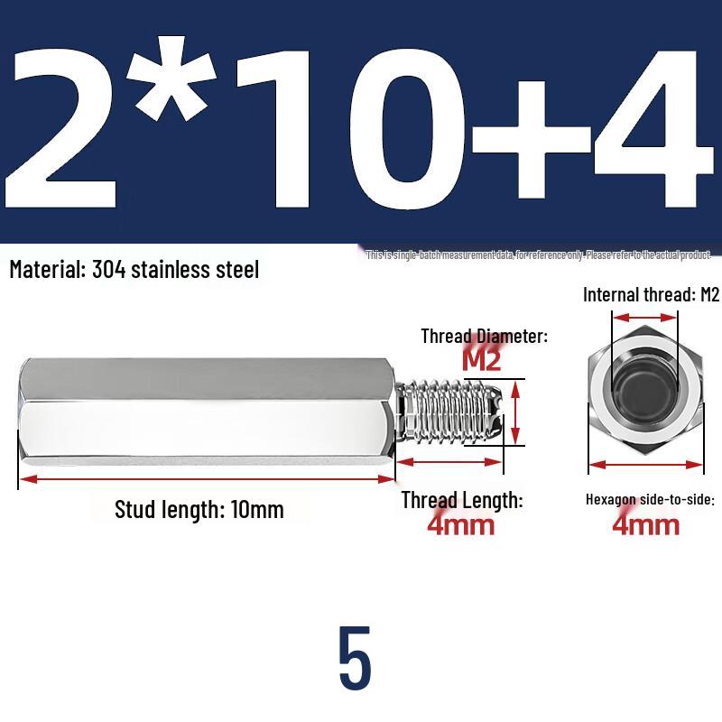 Одноголовочный шестигранный стойка из нержавеющей стали 304