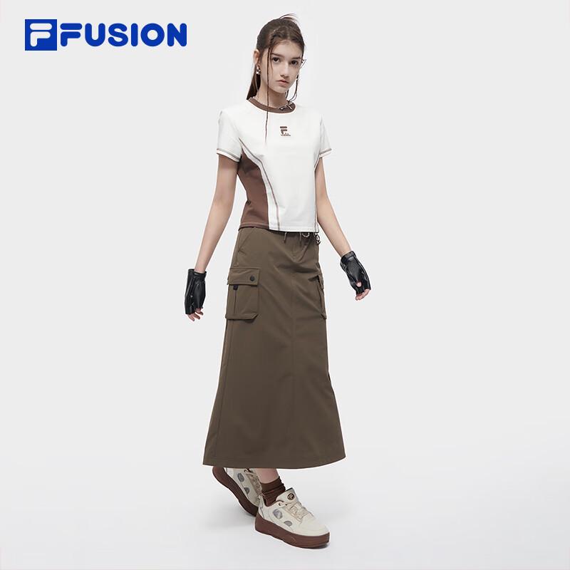 FILAFUSION Women's Casual Workwear Woven Skirt