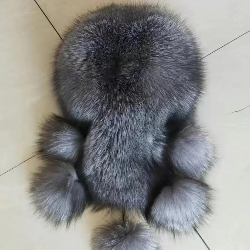 WTEMPO Шапки с меховыми помпонами, Шапки для велоспорта и лыж, Внутренняя часть из искусственного меха, Шапки из искусственной кожи, Осенне-зимняя уличная мужская ветрозащитная, холодостойкая, теплая плюшевая шапка-ушанка