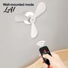 Multifunctional Picnic Cooling Device 2-in-1 Portable Ceiling Fan Rechargeable Wireless Tent Fan with LED Light Remote Control 4 Speeds,