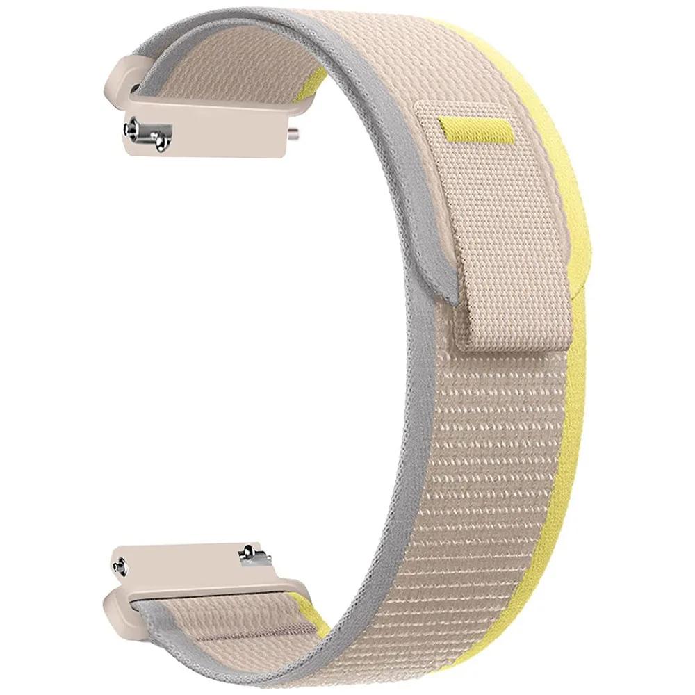 Nylon Band for Samsung Galaxy Watch 7 6 5 4 40mm 44mm Classic/Active/Gear S3 Frontier 20mm 22mm Sport Loop Strap Amazfit GTS 3 4