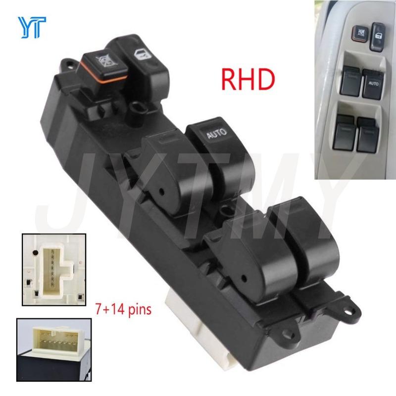 For Toyota Corolla AE110 1998 1999 2000 2001 2002 Front Right Electric Window Control Switch Button 14+7 P Car Accessories