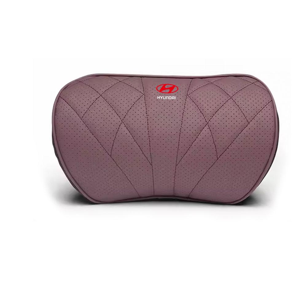 For Hyundai Tucson GDI i20 i30 Solaris Auto Logo Head Rest Accessories Car Headrest Lumbar Support Pillow Waist Backrest Cushion PP19