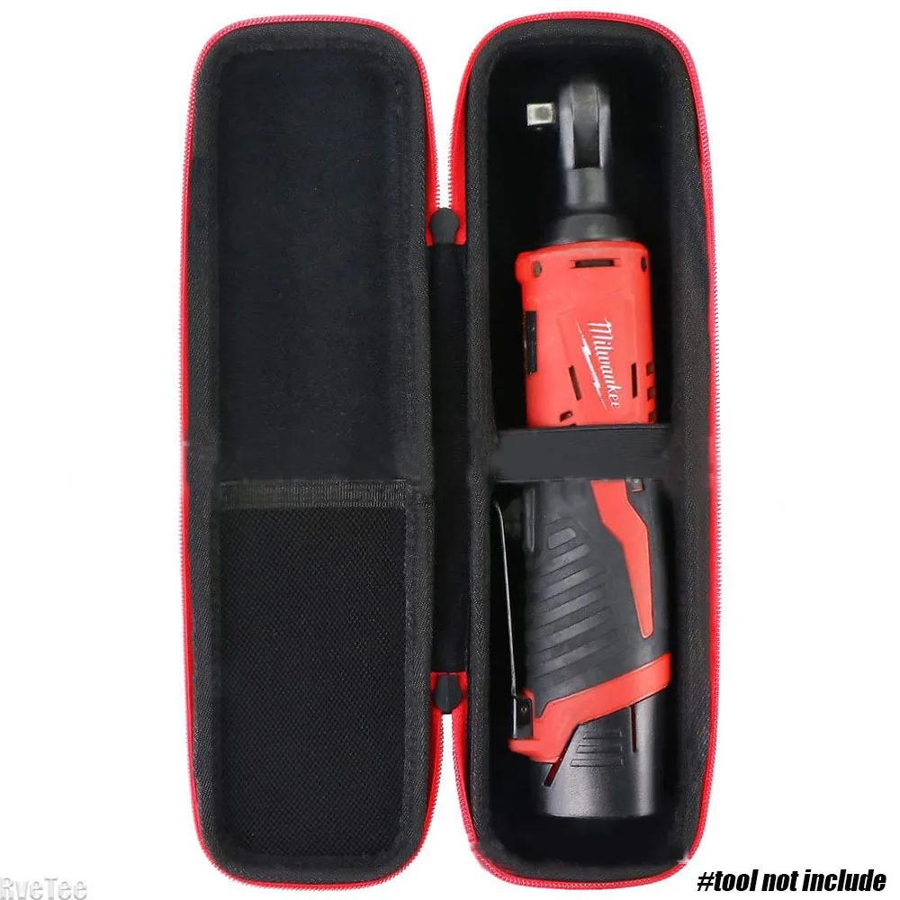 Hard Case For  2457-20 M12 Cordless 3/8" Sub-Compact 35 Ft-Lbs 250 RPM Ratchet - Travel Protective Bag