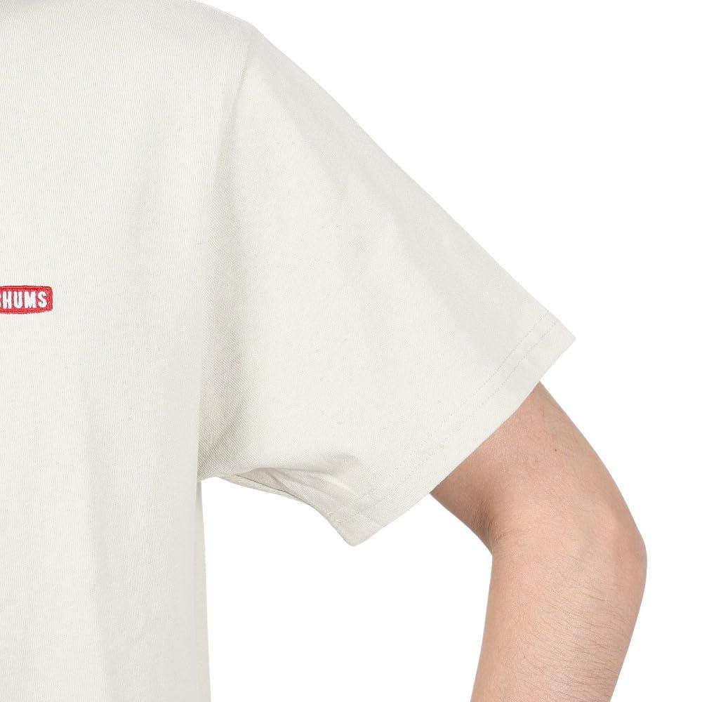 Футболка Booby Logo Greige M [Chums] Футболка мужская