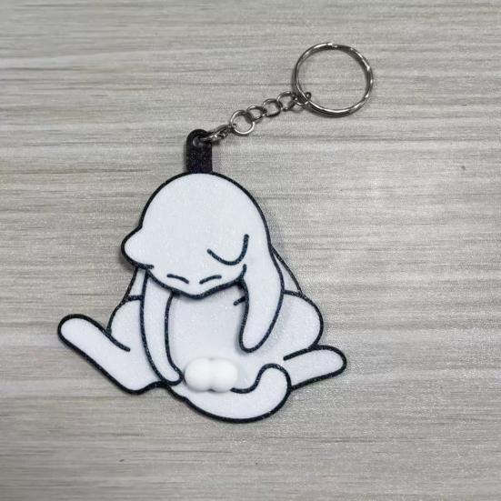 1/2 шт. брелок-подвеска в виде кошки, вращающийся шариковый брелок с гладкими подшипниками, интерактивный дизайн в виде когтя, забавный розыгрыш, подарок