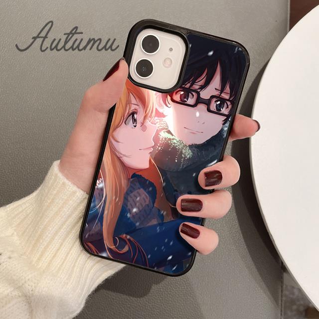Твоя апрельская ложь Каори Чехол для телефона для iPhone 11 12 13 14 Pro Max mini XR XS SE 2020 7 8 Plus Samsung Galaxy S21 S22 чехол