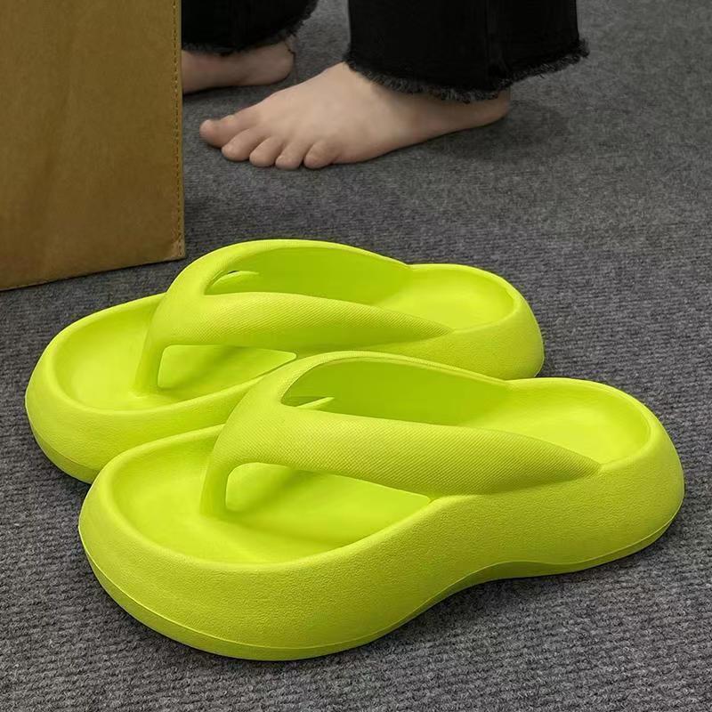 Летние новые шлепанцы на толстой подошве, женская одежда, знаменитости из Интернета, легкие, с мягкой подошвой, пляжные сандалии для отдыха на море, повседневная одежда