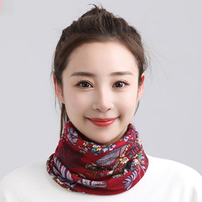 Винтажный снуд с узором снежинок, набор в стиле бохо, мягкий, теплый, эластичный, шапки, зимний, для улицы, ветрозащитный, холодозащитный, защита шеи