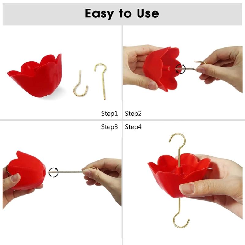 Ant Moat Hanging- Bird Feeder Accessories for Outdoors with 4 Clean Brushes Easy Use for Garden Yard Umbrella-shape