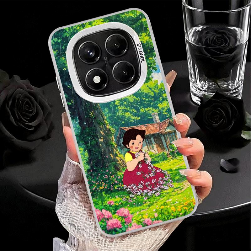 Heidi Cartoon Cute Shockproof Phone Case for Xiaomi Redmi Note 15 14 13 12 Pro Plus 11 11S 11T 5G Cover Anti Fall Fundas