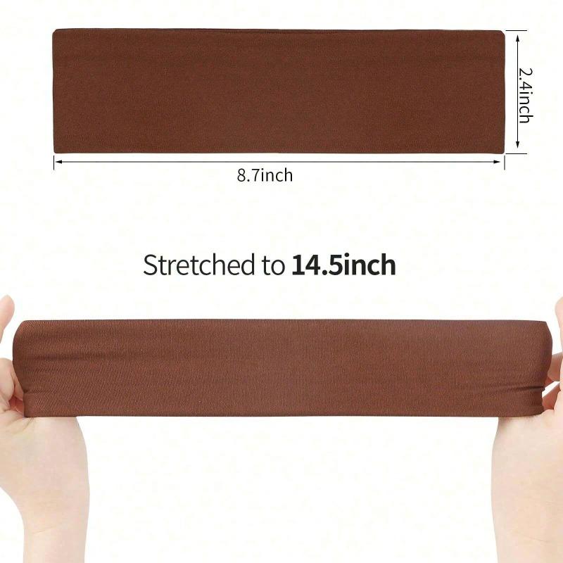 1Pcs Headbands For Women Non Slip - Fashion Sports Hair Bands For Women's Hair, Soft Cloth Stretchy Headbands For Women