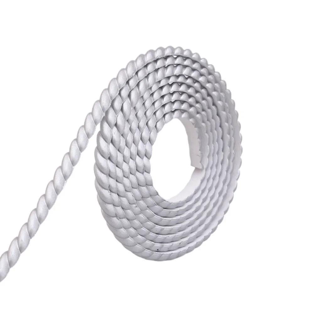 1 шт. 1/2/3 метра DIY Декоративная Покрашиваемая Настенная Плинтусная Лента Самоклеящаяся Гибкая Молдинговая Отделка Снимай и Клей ПВХ Панельная Лента