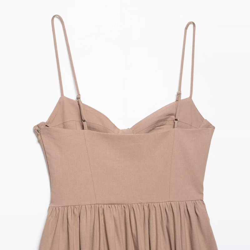 Kaslead New Women Clothes Western Style Fashion Medium Long Version Sling Dress 3152331 730