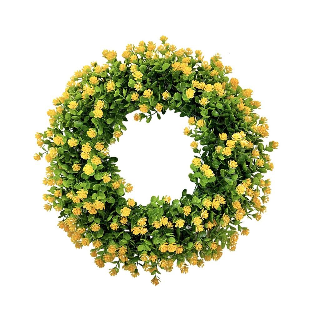 Eucalyptus Artificial Wreath 33cm Fake Flower New Simulation Flower Wreath Wedding Decor