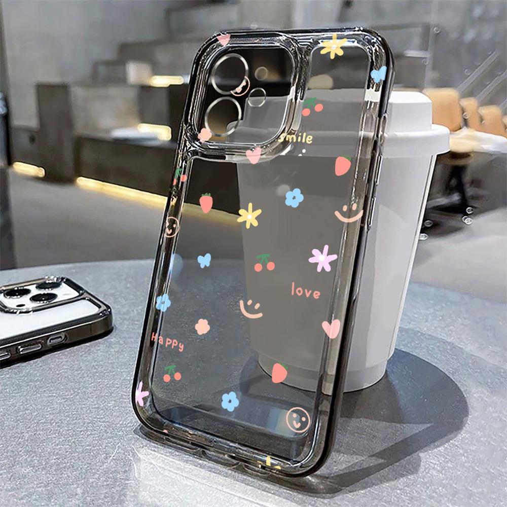 Transparent Phone Case For iPhone 17 16 13 11 15 Pro Max 14  Plus 12 17 Air 16E 17 Pro max Soft Silicone Shockproof Funda Cover